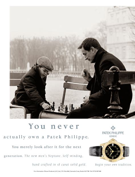 Patek Philippe tagline